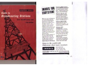 Eddystone Advert in WW Guide Book 1968