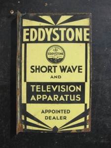 Eddystone Dealers sign with TV reference?